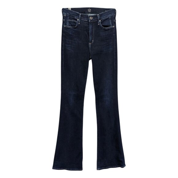 Citizens of Humanity Taylor Slim Boot Jeans Womens Blue Dark Wash Denim Size 25 - Picture 1 of 13